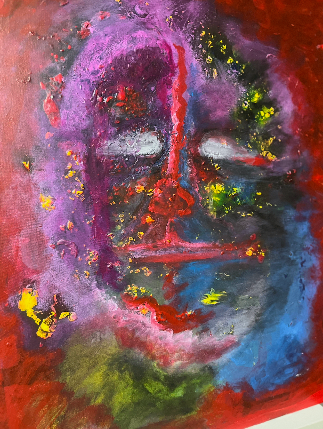 Self-portrait XVII — En progreso... 2026. 60x80 — No disponible