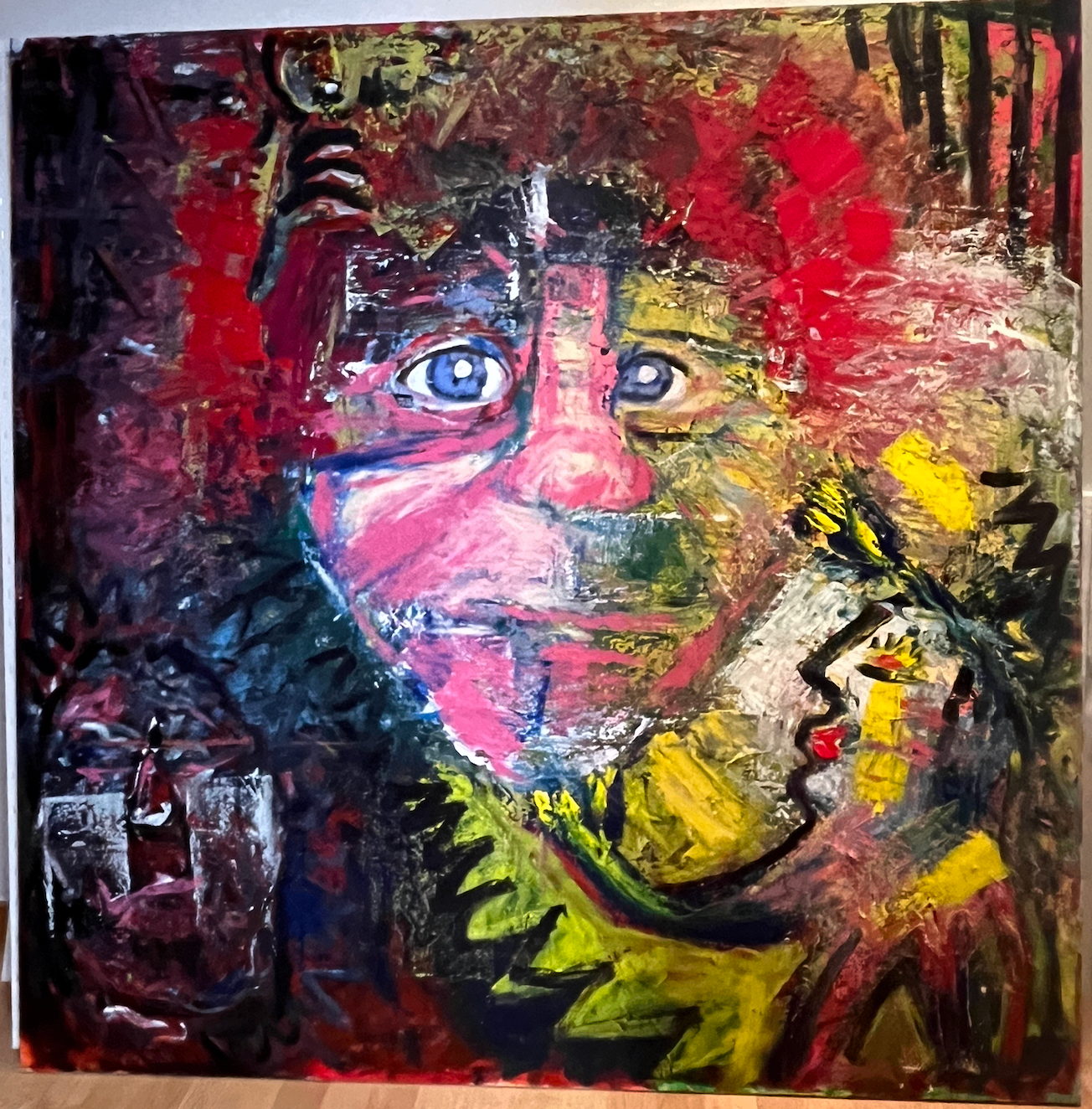 Self-portrait XV — De pequeño. 2026. 150x150