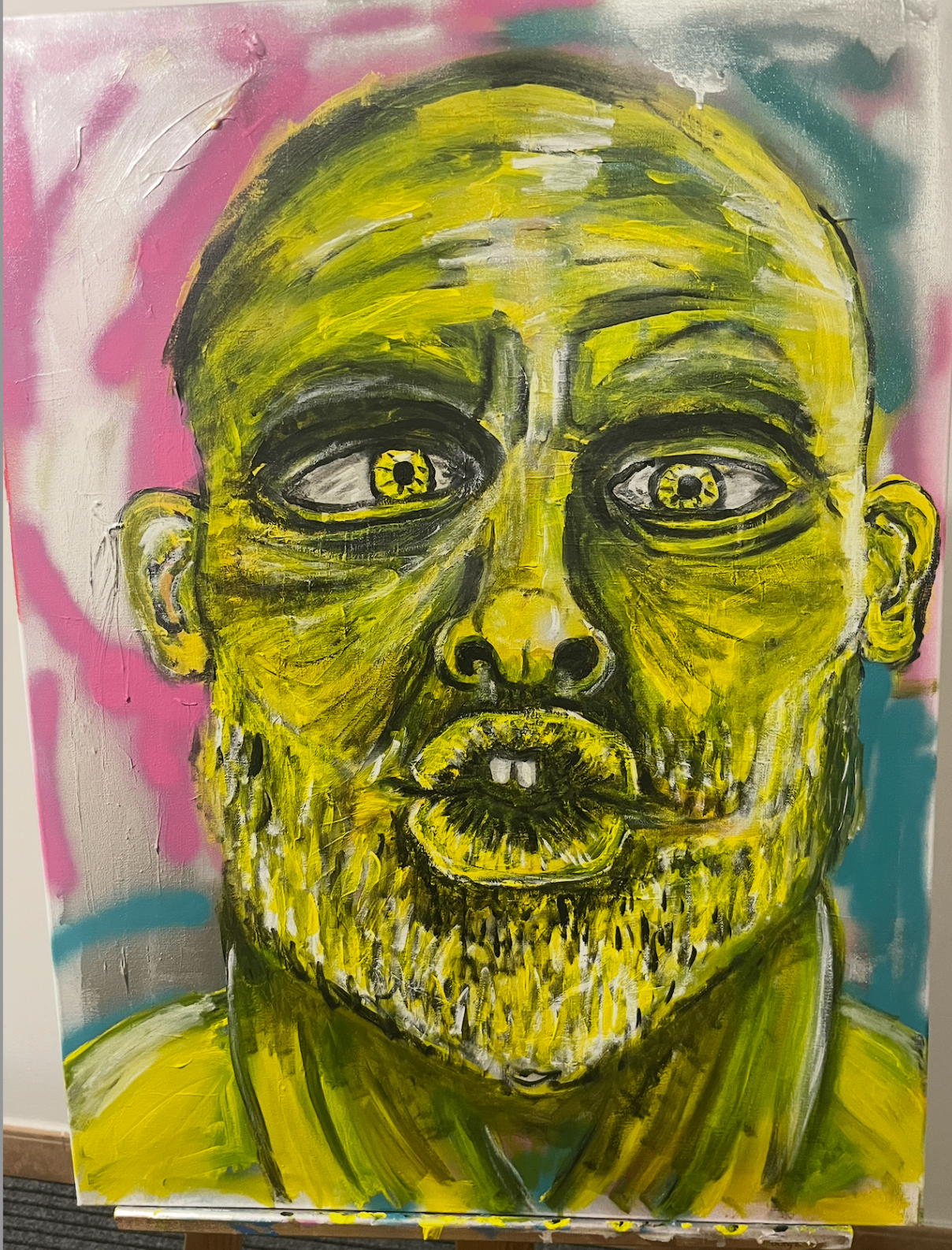 Self-portrait XVIII — qué me está pasando. 2026. 60x80
