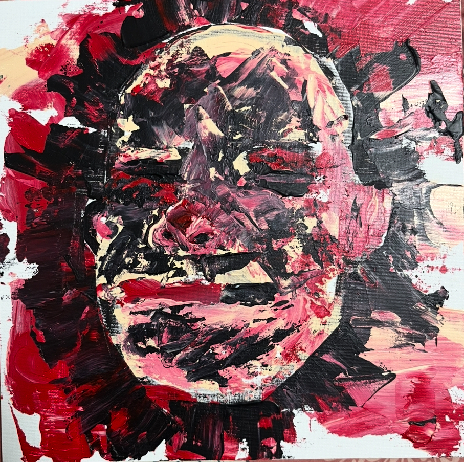 Self-portrait XIII — Fractura. 2026. 30x30